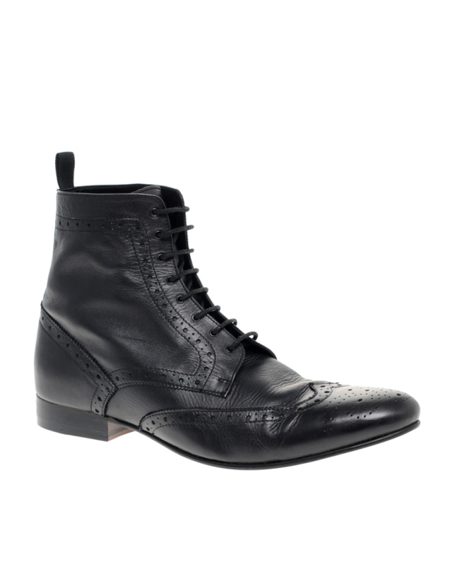 ASOS Leather Brogue Boot